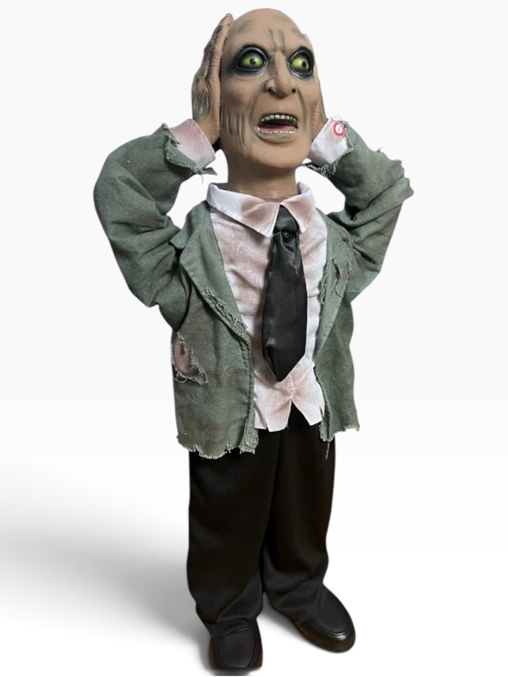 Heads Up Harry 32” Zombie Animated Halloween Prop Magic Power 2006 Tested/Works!